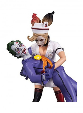 DC Comics Bombshells  The Joker And Harley Quinn Second Edition Statue 12x10x8inch