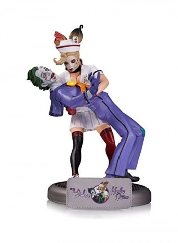 DC Comics Bombshells  The Joker And Harley Quinn Second Edition Statue 12x10x8inch