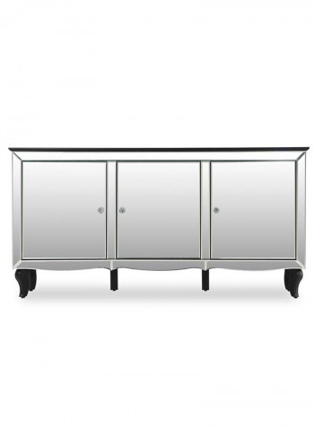 Lyndon Sideboard Silver 160 x 40 x 80cm