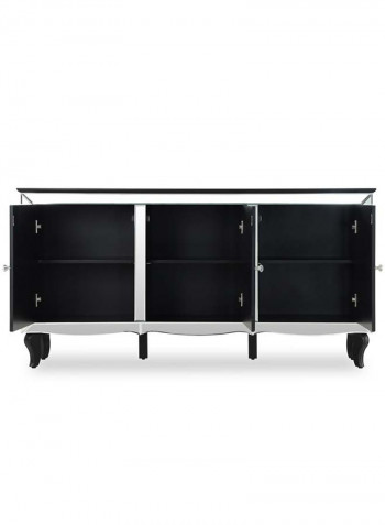 Lyndon Sideboard Silver 160 x 40 x 80cm