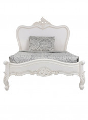 Antique Louis Single Bed White 120 x 200cm