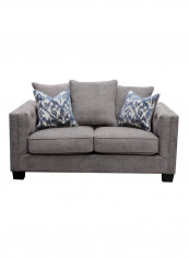 Code 2-Seater Sofa Grey 177x92x93centimeter