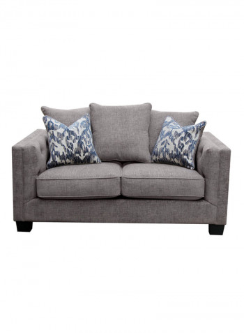 Code 2-Seater Sofa Grey 177x92x93centimeter