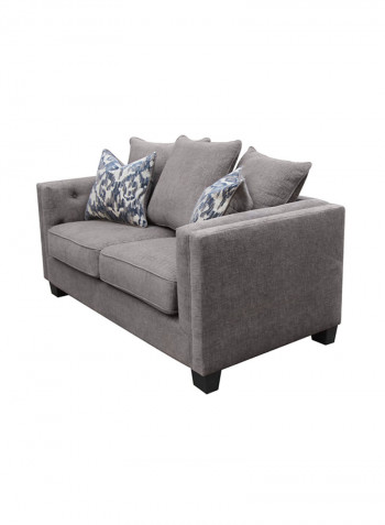 Code 2-Seater Sofa Grey 177x92x93centimeter