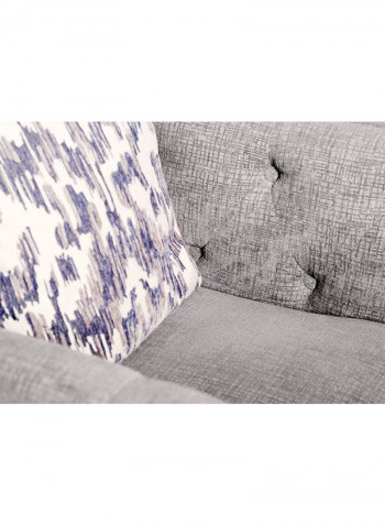 Code 2-Seater Sofa Grey 177x92x93centimeter