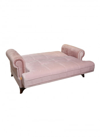 Melis 2 Seater Sofa With Storage Pink 163x90x78centimeter