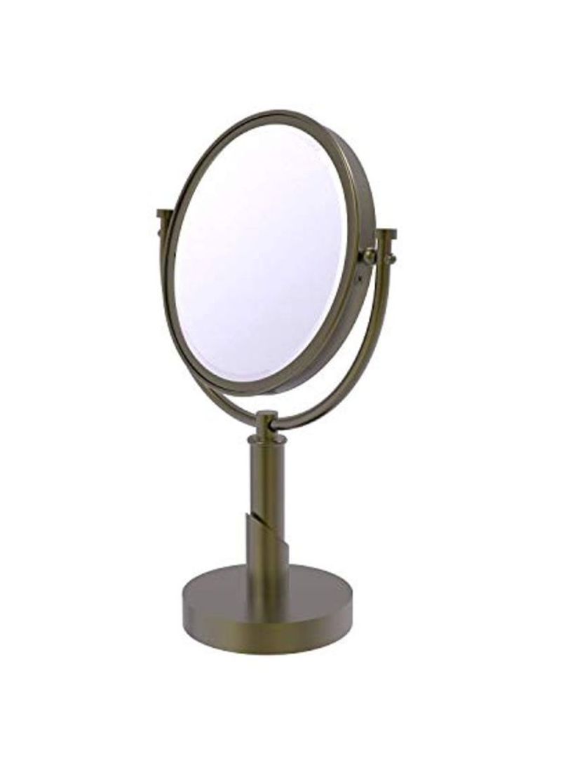 Tribecca Collection Double Face Make-Up Mirror Gold 8inch