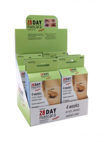 28 Day Mascara Eyelash Gel Tint Kit Black