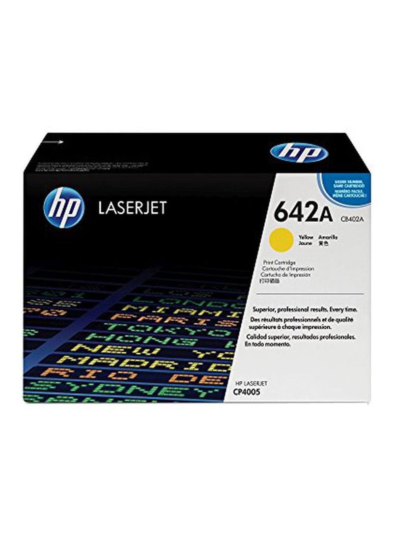 Toner Cartridge For HP 642A/CB402A Yellow