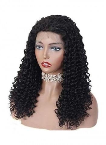 Brazilian Remy Deep Wave Human Hair Extension أسود 8بوصة