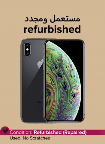 Refurbished - iPhone XS Max With FaceTime Space Grey 64GB 4G LTE - International Specs