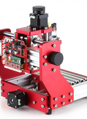 CNC Metal Engraving Wood Milling Machine Red 44.00 X 18.00 X 25.00cm