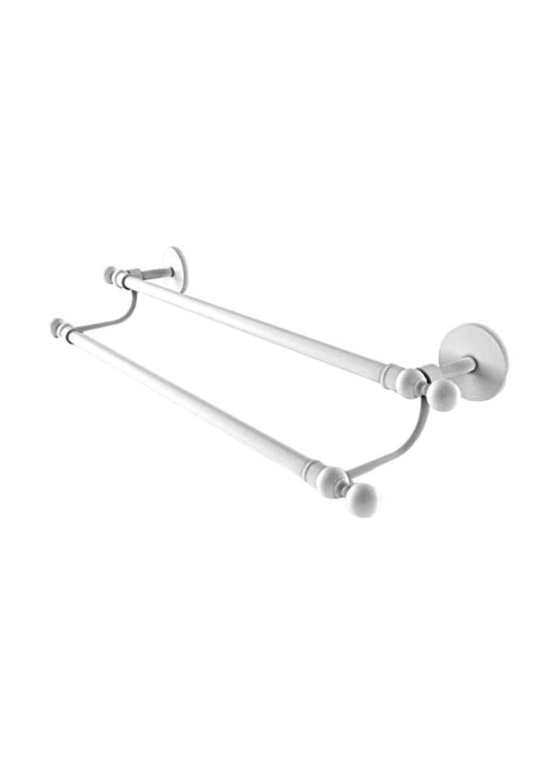 Skyline Collection Double Towel Bar Matte White 36inch