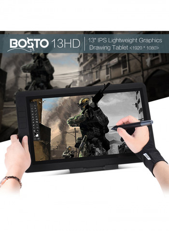 Full HD Graphics Drawing Tablet Black