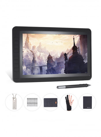 Full HD Graphics Drawing Tablet Black