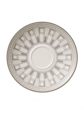 12-Piece La Classica Contura Espresso Cup And Saucer Set White/Grey