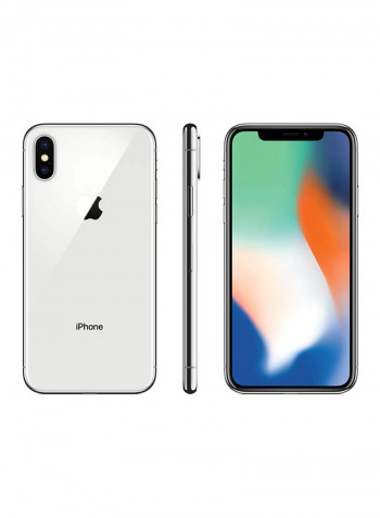 iPhone X With FaceTime Silver 64GB 4G LTE