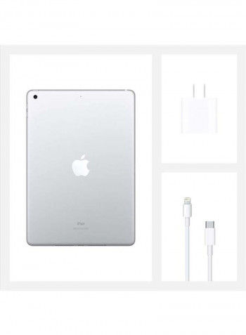 iPad - 2020 (8th Generation) 10.2inch, 128GB, WiFi, Silver with Facetime - Middle East Specs