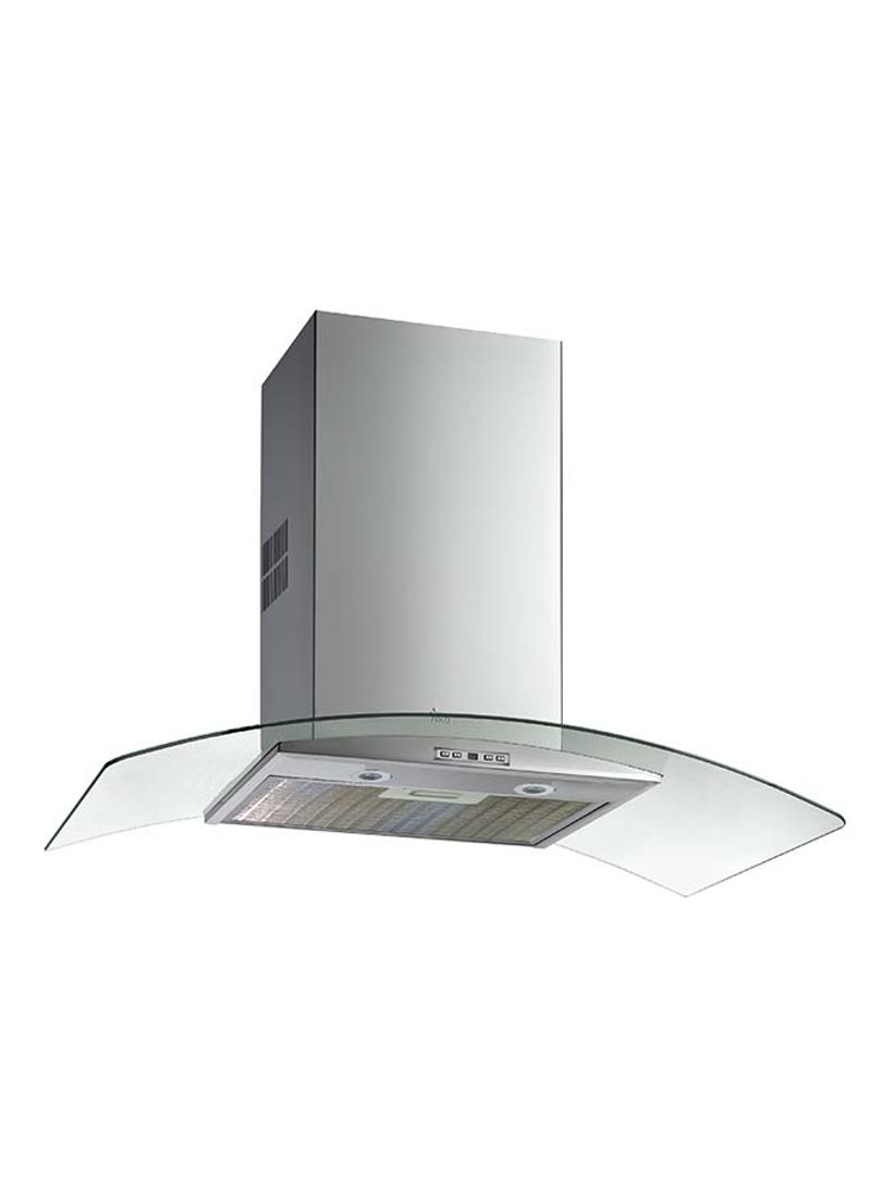 Nc 980 Glass Wing Wall-Mounted Extractor Hood Nc 980 40455332 Silver