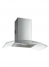 Nc 980 Glass Wing Wall-Mounted Extractor Hood Nc 980 40455332 Silver