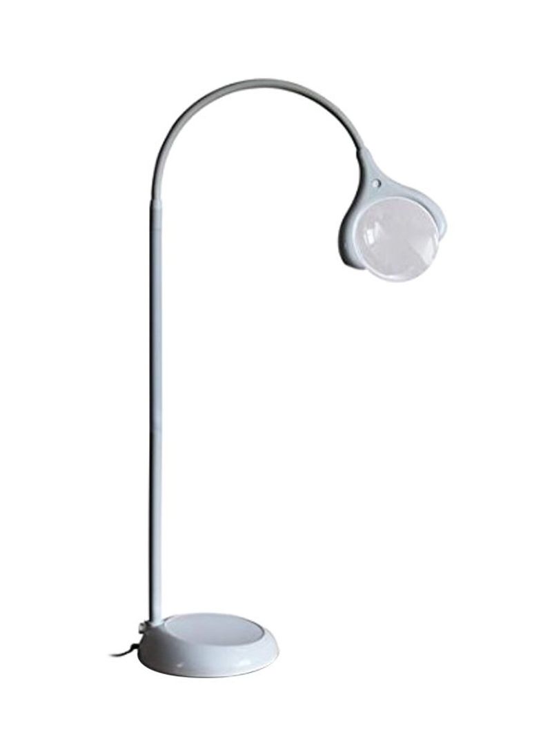 Magnificent Floor Table Lamp White 4x13x19inch