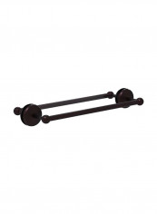 Monte Carlo Collection Back Shower Door Towel Bar Clear/Brown 18inch