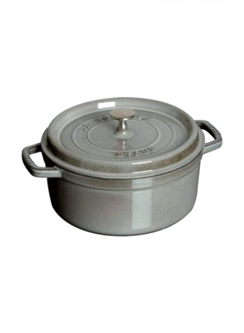 Round Cocotte Dutch Oven Graphite Grey 2.75Quart