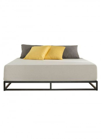 Avey Frame Platform Bed With Mattress Black