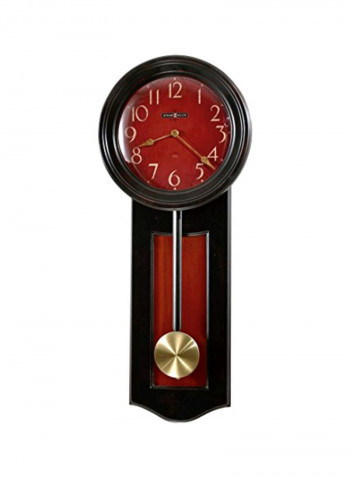 Alexi Wall Clock Red/Black 27.5x11.5x3.25inch