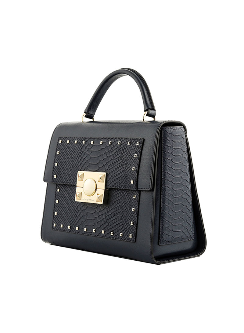 Strong Leather  Bag Black