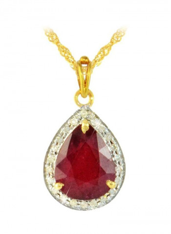 18 Karat Gold Diamond Necklace