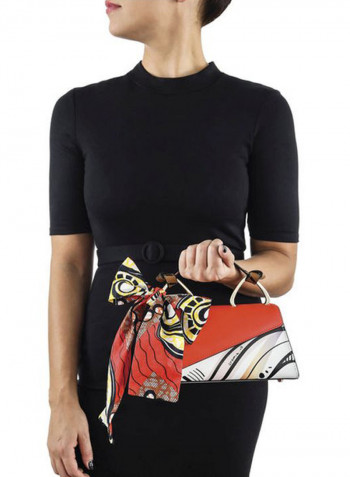 Ergobando Handbag Orange/White/Black