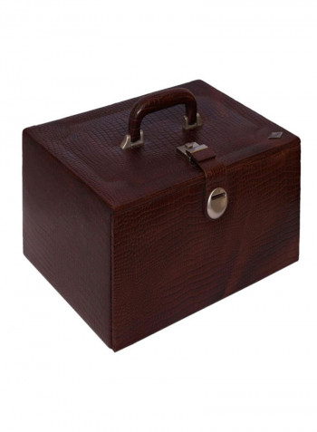 36-Grid Leather Multipurpose Box
