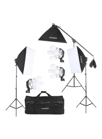 Studio Video Lighting Kit Black/White