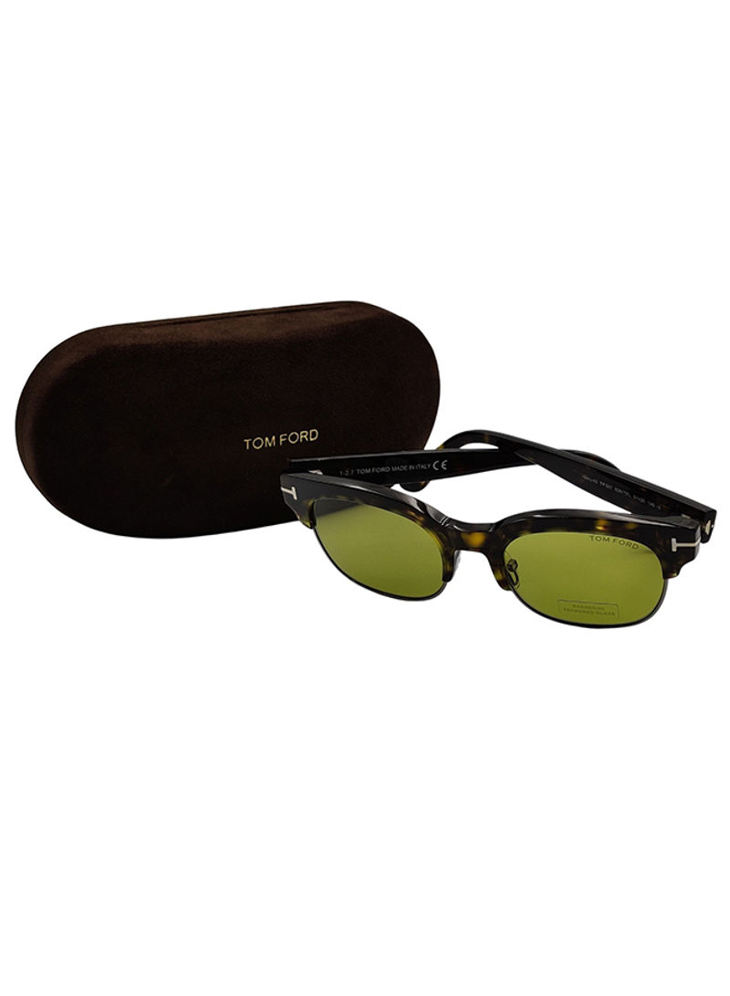 Clubmaster Shaped UV Protected Sunglasses - Lens Size: 51 mm