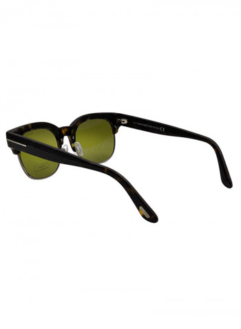 Clubmaster Shaped UV Protected Sunglasses - Lens Size: 51 mm