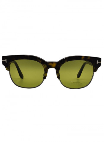 Clubmaster Shaped UV Protected Sunglasses - Lens Size: 51 mm