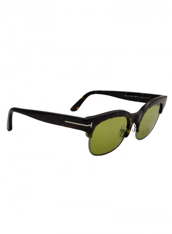 Clubmaster Shaped UV Protected Sunglasses - Lens Size: 51 mm