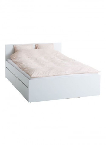 JYSK Bed frame LIMFJORDEN 180x200 white white 180x200cm
