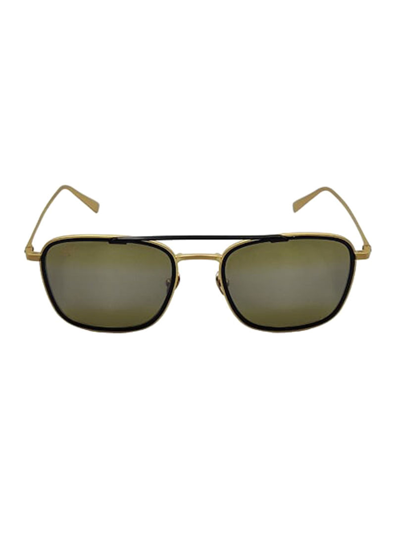 Men's Polarized Rectangular Sunglasses - Lens Size: 53 mm