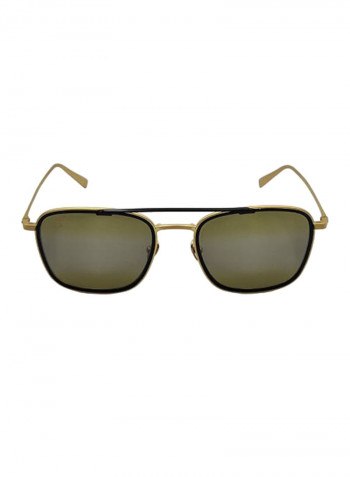 Polarized Rectangular Sunglasses - Lens Size: 53 mm للرجال