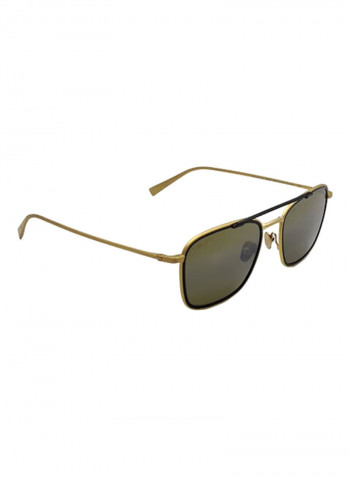 Polarized Rectangular Sunglasses - Lens Size: 53 mm للرجال
