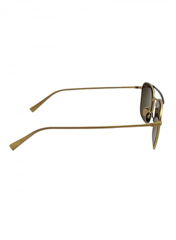 Polarized Rectangular Sunglasses - Lens Size: 53 mm للرجال