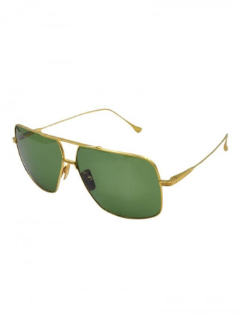UV Protected Rectangular Sunglasses - Lens Size: 61 mm للرجال