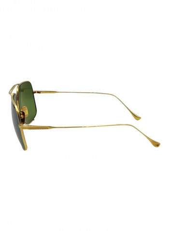UV Protected Rectangular Sunglasses - Lens Size: 61 mm للرجال