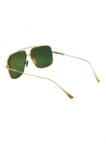 UV Protected Rectangular Sunglasses - Lens Size: 61 mm للرجال