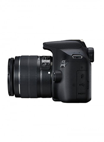 EOS 2000D DSLR With EF-S 18-55mm f/3.5-5.6 IS II Lens 24.1MP,Built-In Wi-Fi And NFC