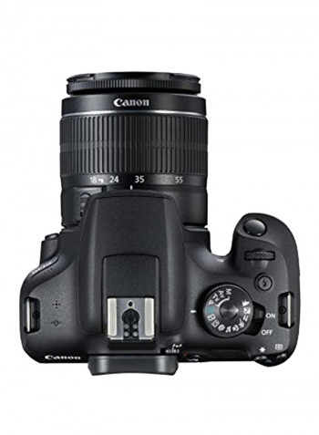 EOS 2000D DSLR With EF-S 18-55mm f/3.5-5.6 IS II Lens 24.1MP,Built-In Wi-Fi And NFC