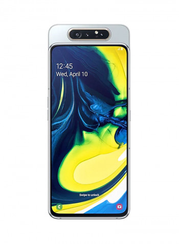 Galaxy A80 Dual SIM Ghost Silver/White 8GB RAM 128GB 4G LTE