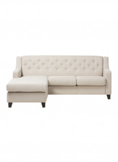 Arcadia Corner Sofa Set Beige 80x205x155centimeter